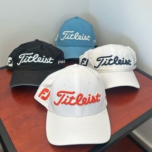 FOUR Titleist Golf Hats